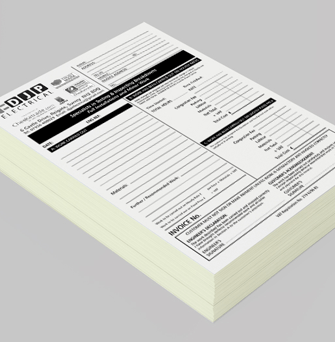 NCR Pads- 3 Part