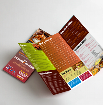 A3 Z-Fold Flyers 120gsm uncoated