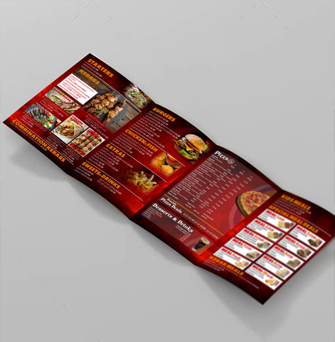 A4 Folded Leaflets 130gsm