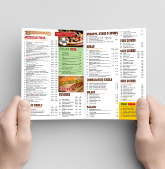 A5 Half Fold Flyers 130gsm gloss